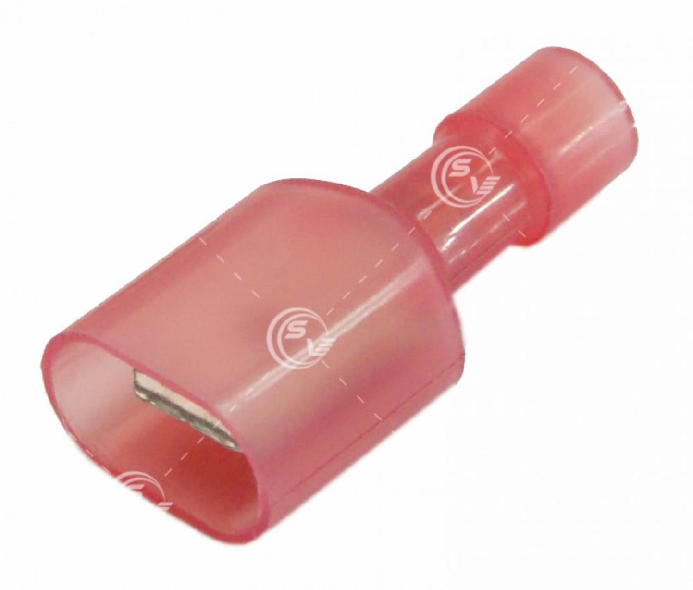 TERMINAL ROJO 18-22 ENCHUFE MACHO ENCAPSULADA