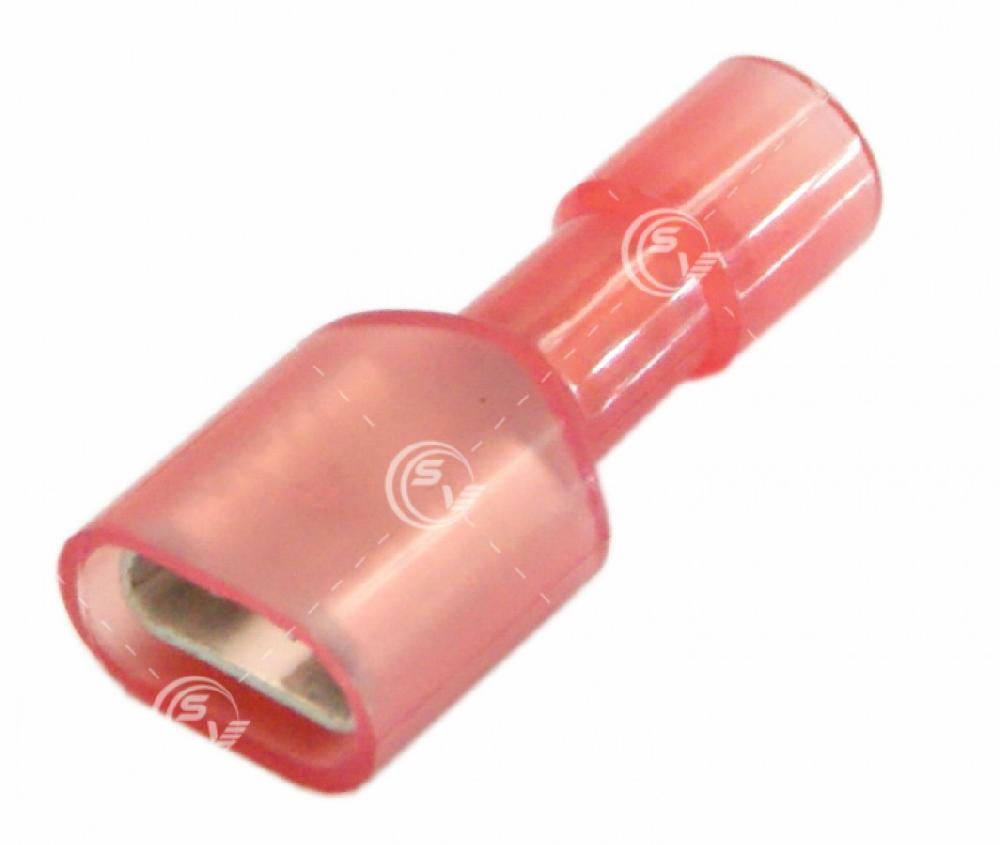 TERMINAL ROJO 18-22 ENCHUFE HEMBRA ENCAPSULADA
