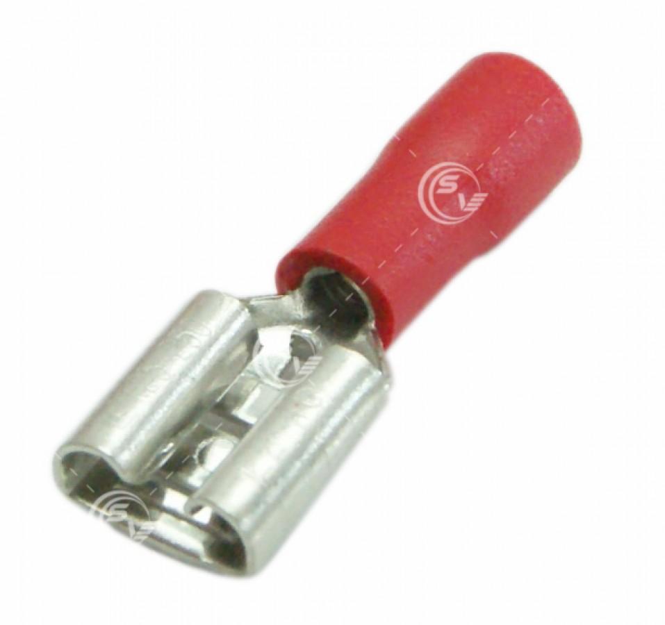 TERMINAL ROJO 18-22 ENCHUFE HEMBRA