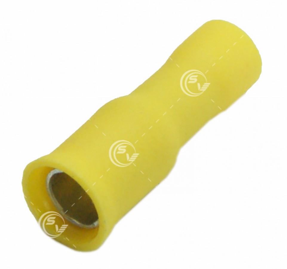TERMINAL AMARILLO 10-12 ENCHUFE REDONDO HEMBRA