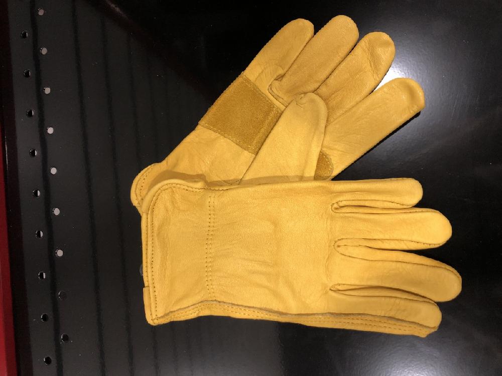 GUANTE PREMIUM GOLD PIEL AMARILLO CON REFUERZO PAR