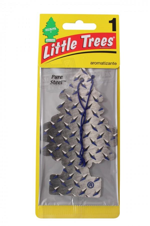 AROMATIZANTE LITTLE TREES PINO PURE STEEL