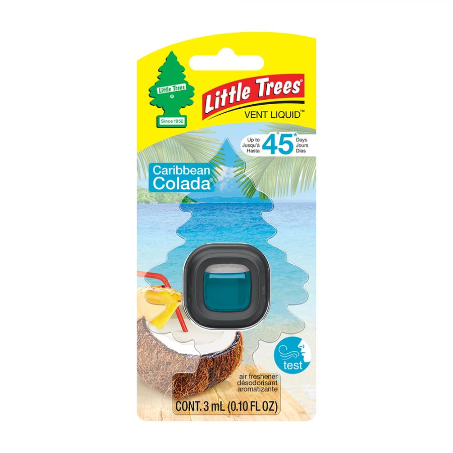 AROMATIZANTE LITTLE TREES VENT LIQUID CARIBEAN COLADA NET 3mL