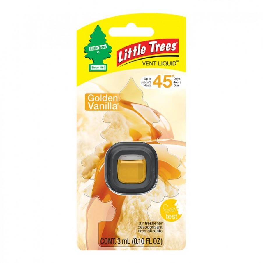 AROMATIZANTE LITTLE TREES VENT LIQUID GOLDEN VANILLA NET 3mL