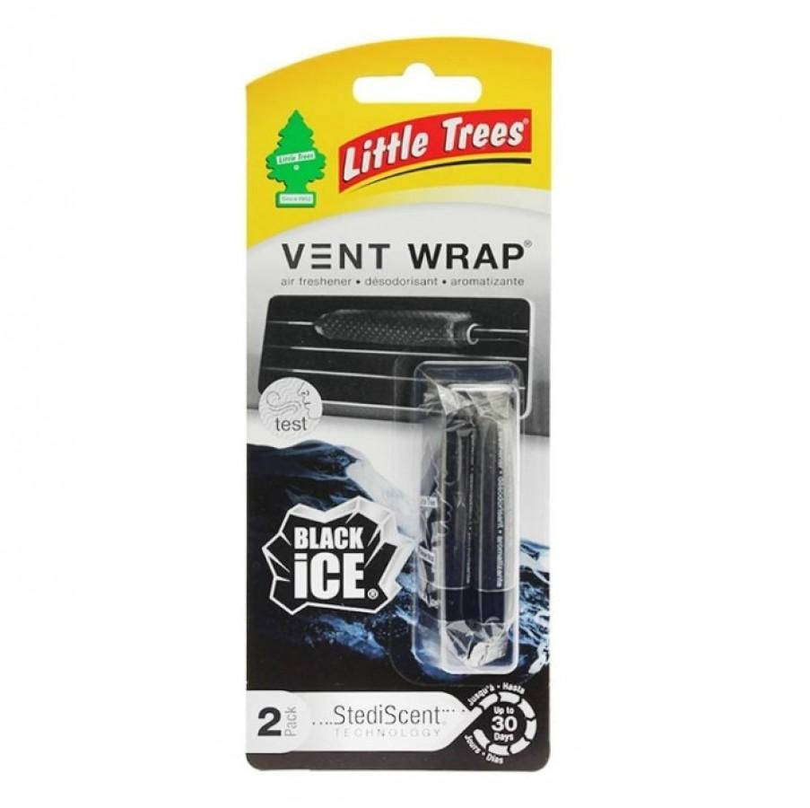 AROMATIZANTE LITTLE TREES VENT WRAP BLACK ICE