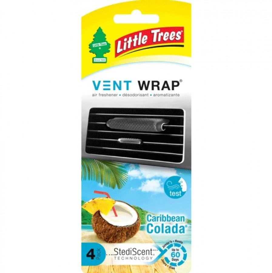 AROMATIZANTE LITTLE TREES VENT WRAP CARIBBEAN COLADA