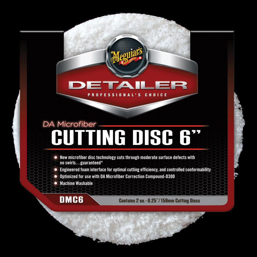 MEGUIARS DMC6 DA MICROFIBER CUTTING DISC 6" 2PZS