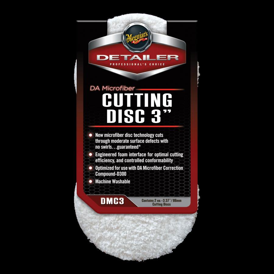 MEGUIARS DMC3 DA MICROFIBER CUTTING DISC 3" 2 PZS