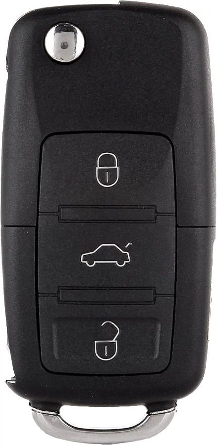 LLAVE PRESENCIA CONTROL REMOTO / VOLKSWAGEN / NBG010180T, 5K0837202AE, 2694A-10180T / FRECUENCIA 315MHz / CHIP ID48 / HOJA HU66 / NO LOGO