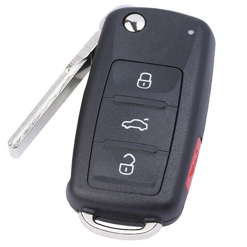 LLAVE PRESENCIA CONTROL REMOTO | VOLKSWAGEN JETTA BETTLE PASSAT 2010 - 2016 | FRECUENCIA 315 MHz | Chip ID: Megamos 48 Can | 5K0837202AK | NBG010206T | NO LOGO