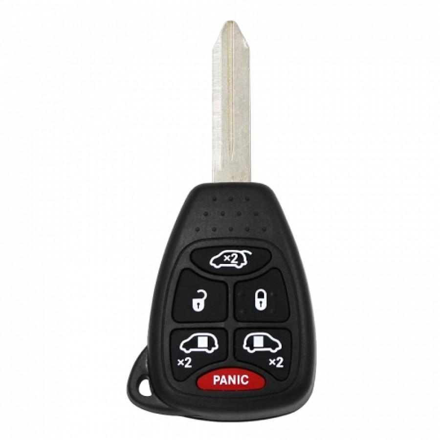 LLAVE CONTROL JEEP COMMANDER 2007-2007 / 68003389AA / OHT692427AA / 315Mhz / 6 BOTONES PUERTAS CAJUELA / SIN LOGO