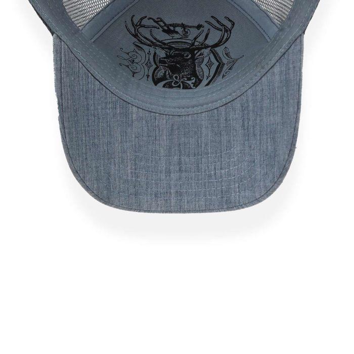 GORRA JOHN DEERE TRUCKER MESH CAP OXFORD GRIS UNITALLA