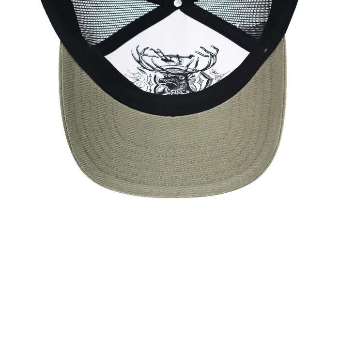 GORRA JOHN DEERE TWILL MESH SUEDED LOGO OLIVO UNITALLA