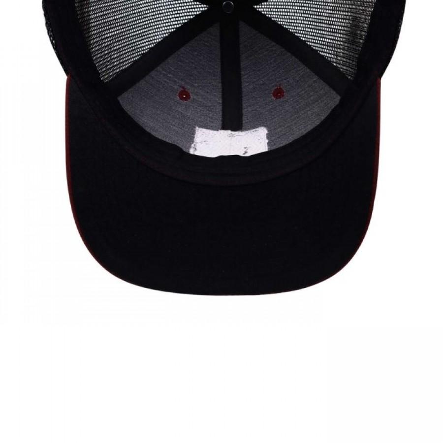 GORRA HOOEY BRONX 6 PANEL TRUCKER WITH PATCH VINO UNITALLA