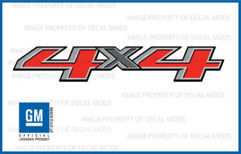 STICKER PARA SILVERADO 4X4 2014-2018 (4X4) -F