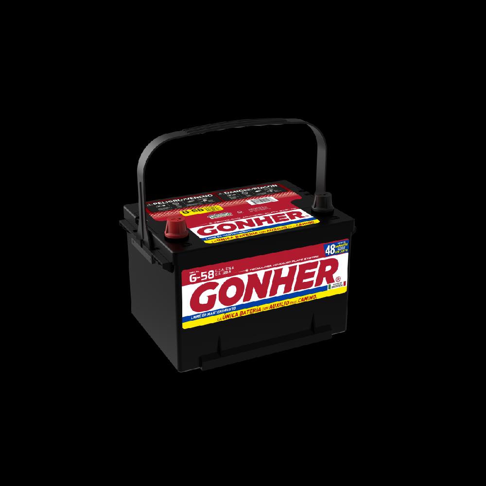 ACUMULADOR GONHER G-58 12V 575CCA (CASCO CHICO)