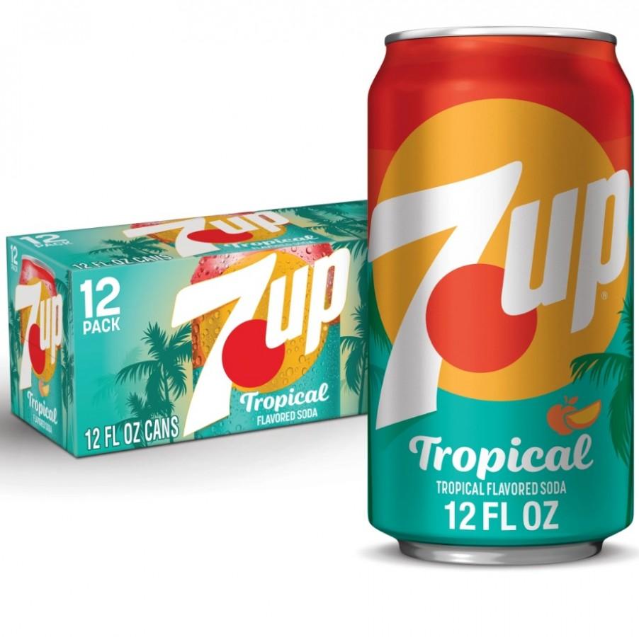SODA 7 UP TROPICAL NET 355mL