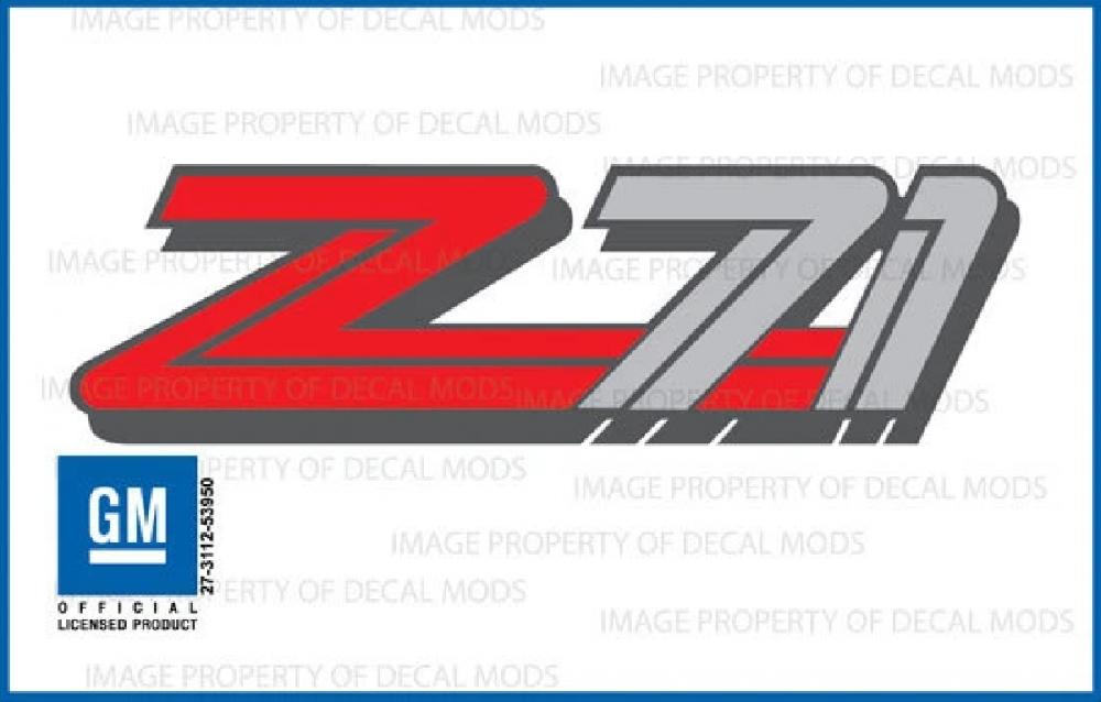 STICKER DECAL PAR Z71 CHEVROLET SILVERADO GMC SIERRA 1999 - 2000 FG6Y0 REF: 15707442