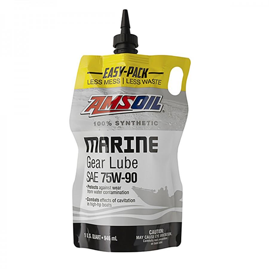 Lubricante para Engranes Amsoil Severe Gear SAE 80W-90 100% Sintético Net 946mL Easy Pack AGLPK