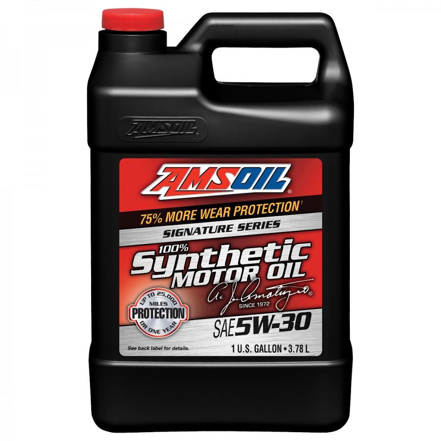 Aceite para Motor Amsoil Signature Series SAE 5W-30 100% Sintetico Net. 3.785L ASL1G