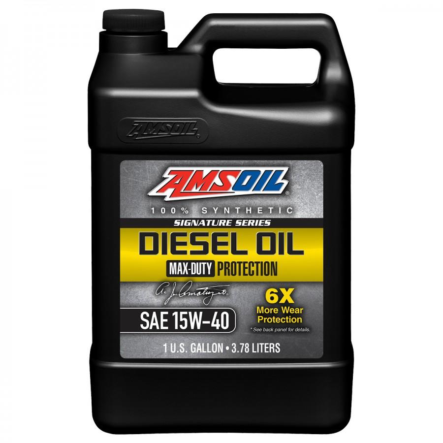 Aceite para Motor Amsoil Signature Series SAE 15W-40 100% Sintetico 6X Net. 3.785L DME1G