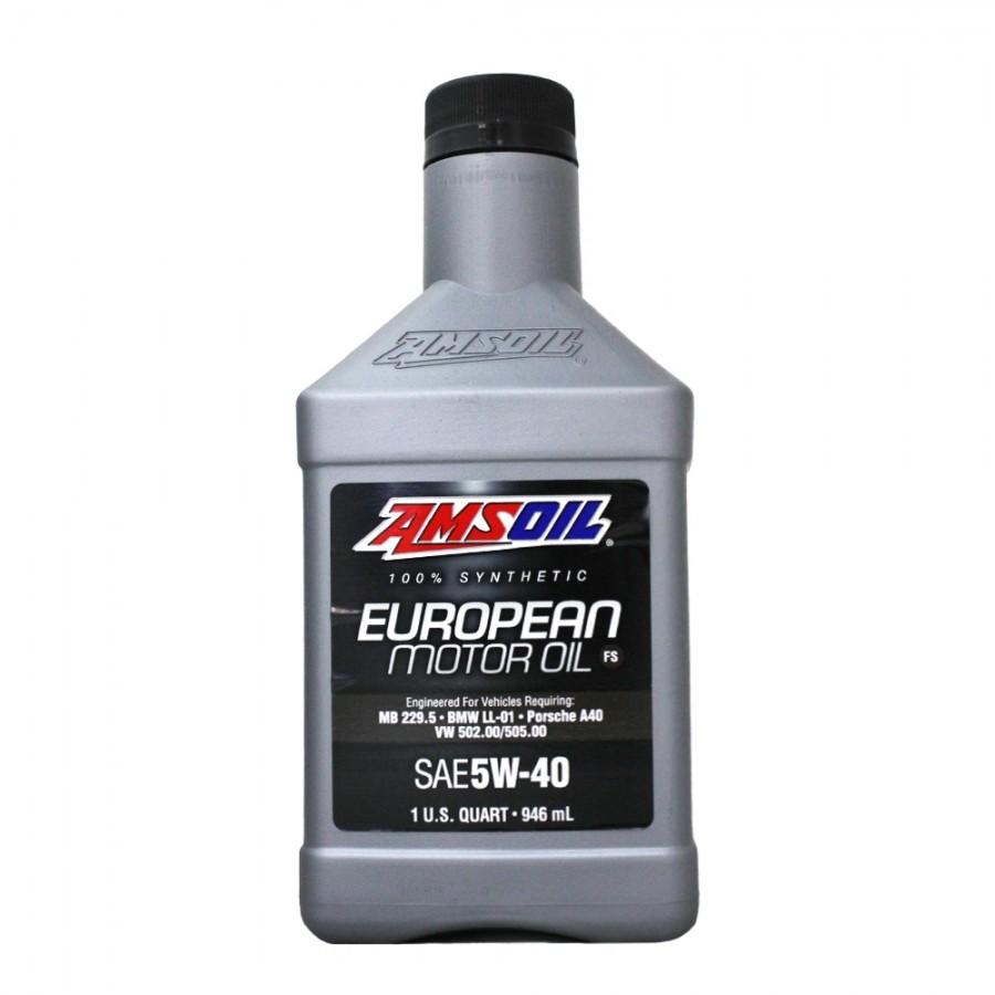 Aceite para Motor Amsoil Aplicación Europea FS SAE 5W-40 100% Sintetico Net 946mL EFMQT