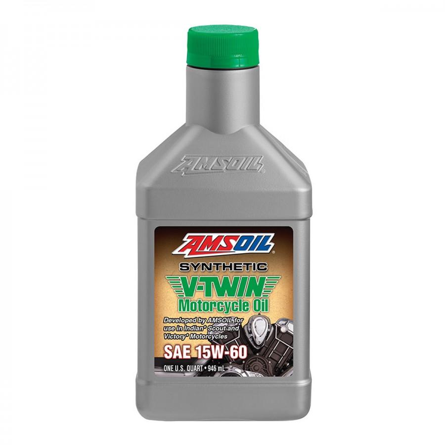 Aceite para Motor Amsoil V-Twin SAE 15W-60 100% Sintético Net 946mL MSVQT