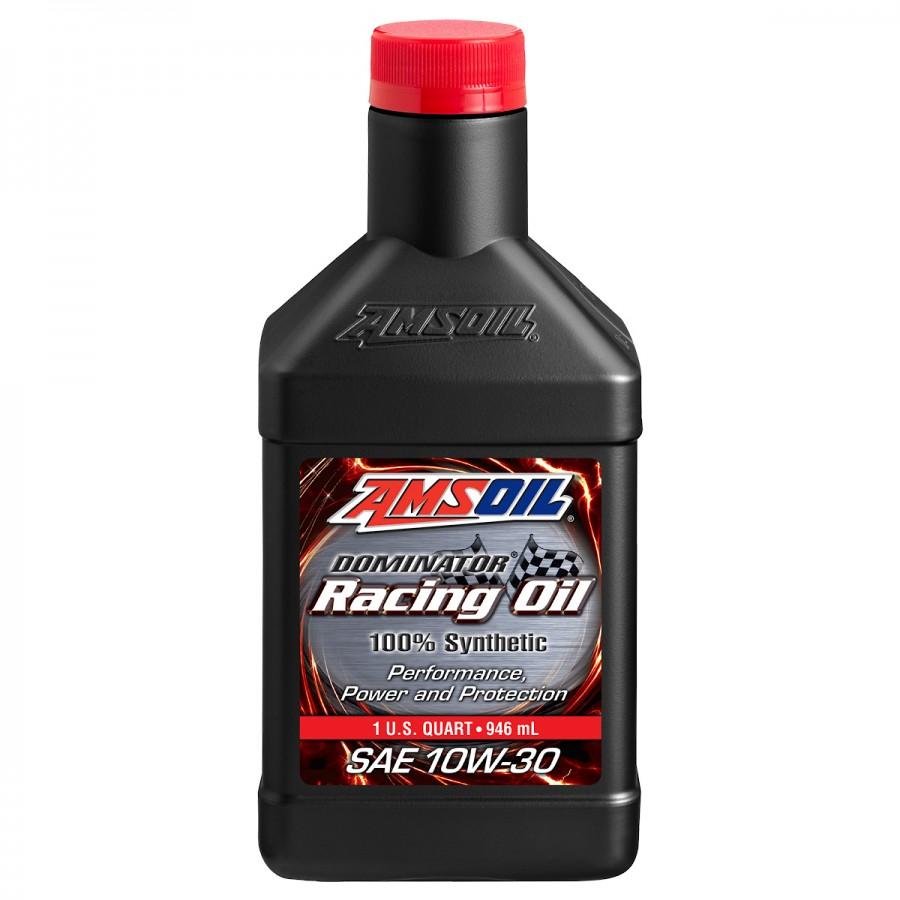 Aceite para Motor Amsoil Dominator Racing Oil SAE 10W-30 100% Sintetico Net 946mL RD30QT