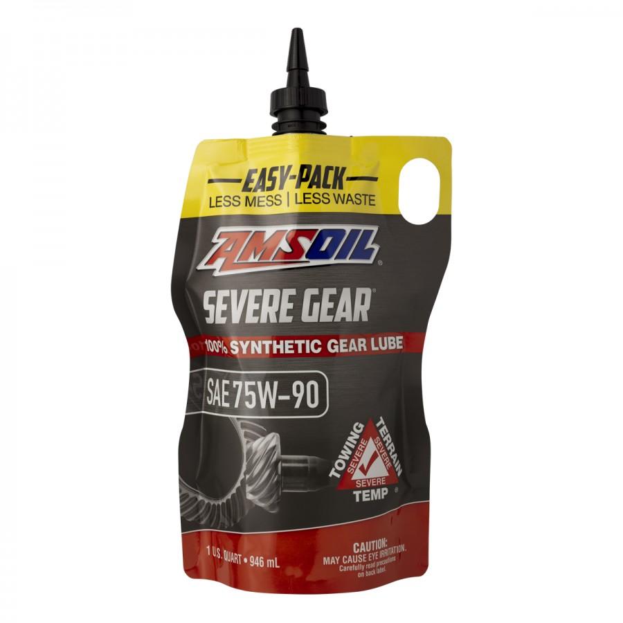 Lubricante para Engranes Amsoil Severe Gear SAE 75W-90 100% Sintético Net 946mL Easy Pack SVGPK