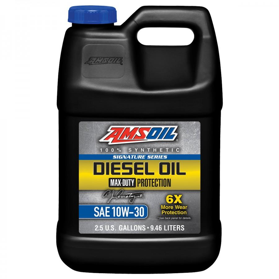 Aceite para Motor a Diesel Amsoil Max-Duty SAE 10W-30 100% Sintetico Net 9.46L DTTTP