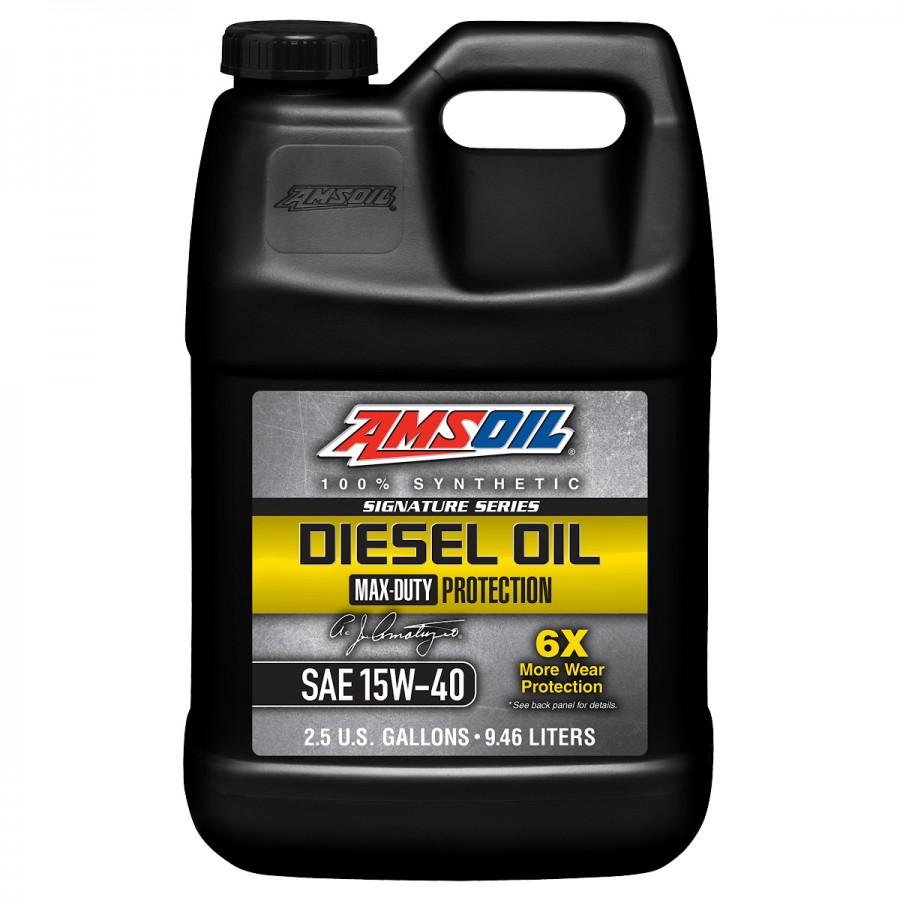 Aceite para Motor a Diesel Amsoil Max-Duty SAE 15W-40 100% Sintetico Net 9.46L DMETP