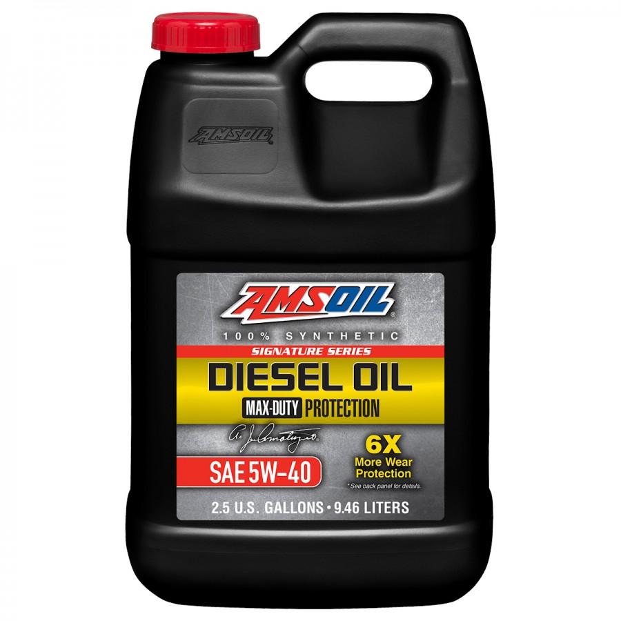 Aceite para Motor a Diesel Amsoil Max-Duty SAE 5W-40 100% Sintetico Net 9.46L DEOTP