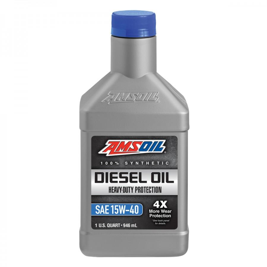 Aceite para Motor a Diesel Amsoil Heavy-Duty SAE 15W-40 100% Sintetico Net 946mL ADPQT