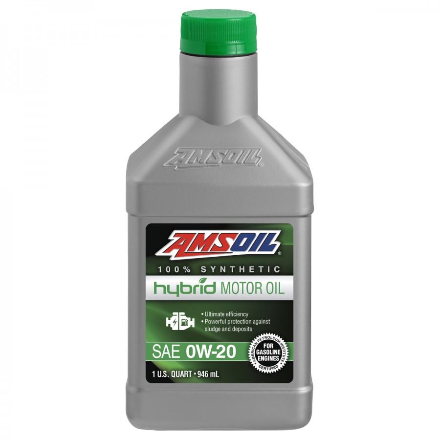Aceite para Motor Amsoil Hybrid Motor Oil SAE 0W-20 100% Sintetico Net 946mL HE020QT