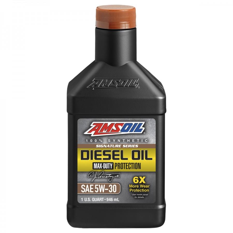 Aceite para Motor a Diesel Amsoil Max-Duty SAE 5W-30 100% Sintetico Net 946mL DHDQT