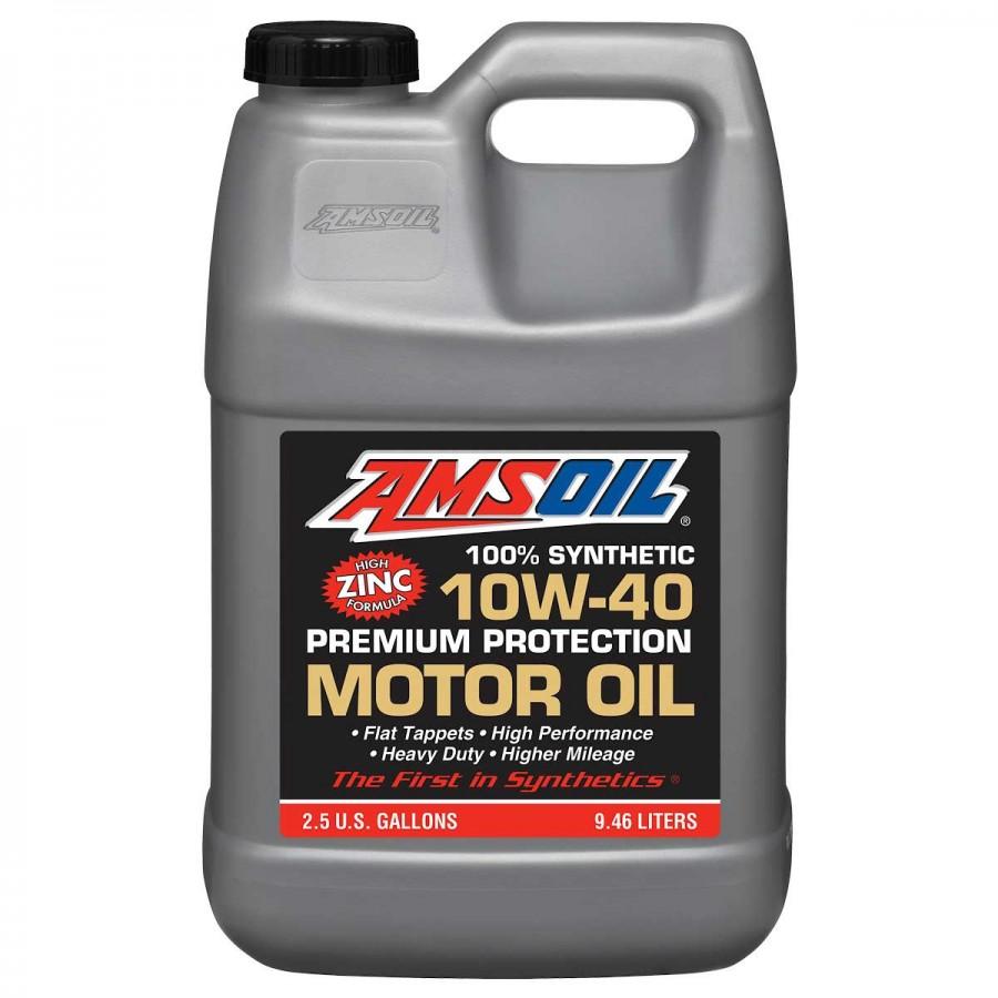 Aceite para Motor Amsoil Premium Premium Protection SAE 10W-40 100% Sintetico Net 9.46L AMOTP