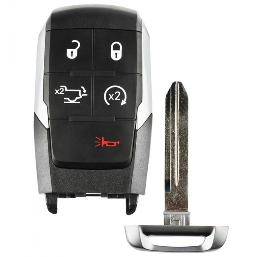LLAVE CONTROL PRESENCIA 2019-2021 Dodge Ram / GQ4-76T / 5 BOTONES / 433Mhz 4A Chip / 68375456AB