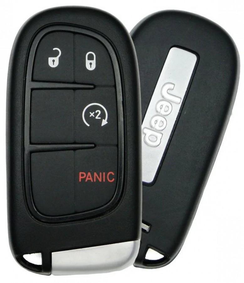 LLAVE PRESECIA | JEEP GRAND CHEROKEE 2014 - 2021 | 4-BOTONES | FCC ID: GQ4-54T | FRECUENCIA 434Mhz | ORIGINAL