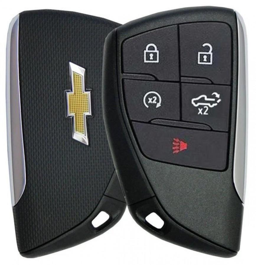 LLAVE PRESENCIA CONTROL REMOTO / 2022 - 2024 CHEVROLET SILVERADO / 5 BOTONES / 434 MHz / 13547258-R, 13560203-R / YG0G21TB2 / NUEVO OEM