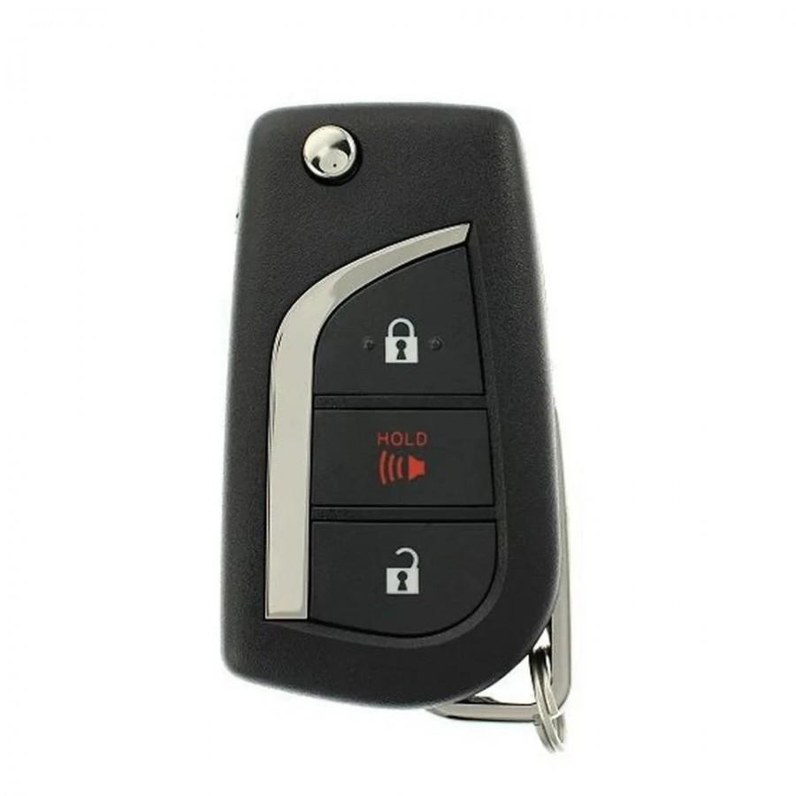 LLAVE CONTROL Toyota Hilux YARIS / 3 BOTONES / 433mhz/TOY48/ B41TA / SIN LOGO