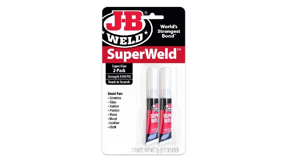 JB Weld Pegamento Instantáneo 2 Pack Net 2 Tubos 2 g