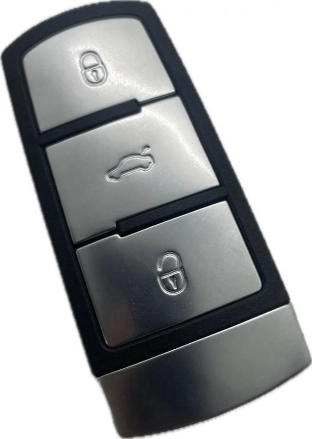LLAVE CONTROL 2005-2017 VW CC Passat / 3 BOTONES / 433Mhz/ID46 chip PCF7936 / 3C0959752BG / SIN LOGO