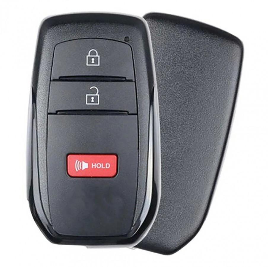 LLAVE CONTROL DE PRESENCIA 2022 Toyota Corolla Cross / 3 BOTONES / 314.3mhz /aftermarket board/HYQ14FBW.8990H-0A010 / SIN LOGO