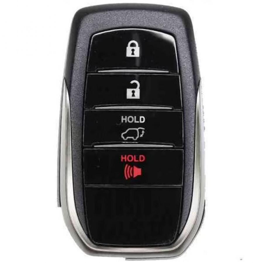 LLAVE CONTROL DE PRESENCIA 2018-2019 Toyota Land Cruiser / 4 BOTONES / 314MHZ/HYQ14FBA,89904-60M80 / SIN LOGO