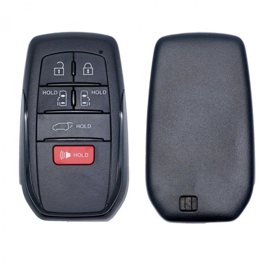 CASCARA LLAVE CONTROL DE PRESENCIA 2021-2022 Toyota Sienna Hybrid / 6 BOTONES /HYQ14FBX, 8990H-08010 / SIN LOGO