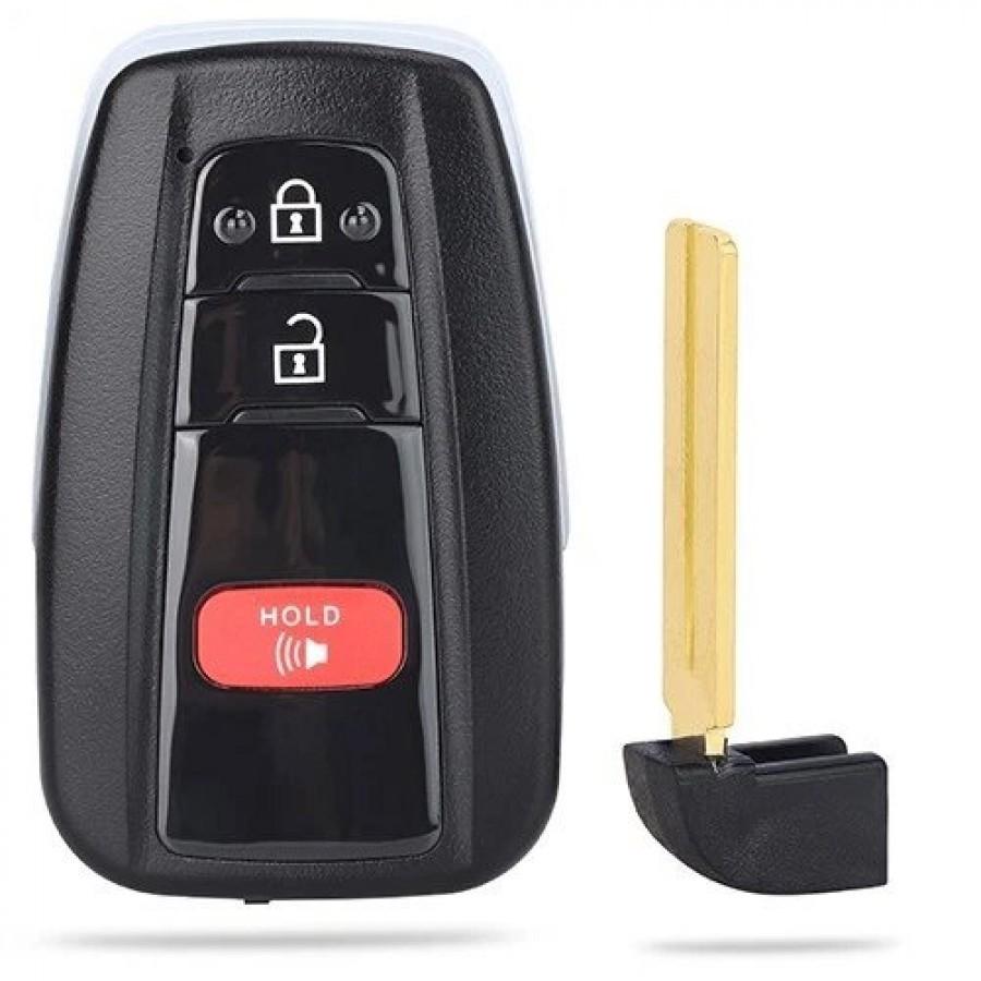 LLAVE CONTROL DE PRESENCIA 2018-2021 Toyota C-HR / 3 BOTONES / 315MHZ /aftermarket board/MOZBR1ET - 0010, 89904-F4020 / SIN LOGO