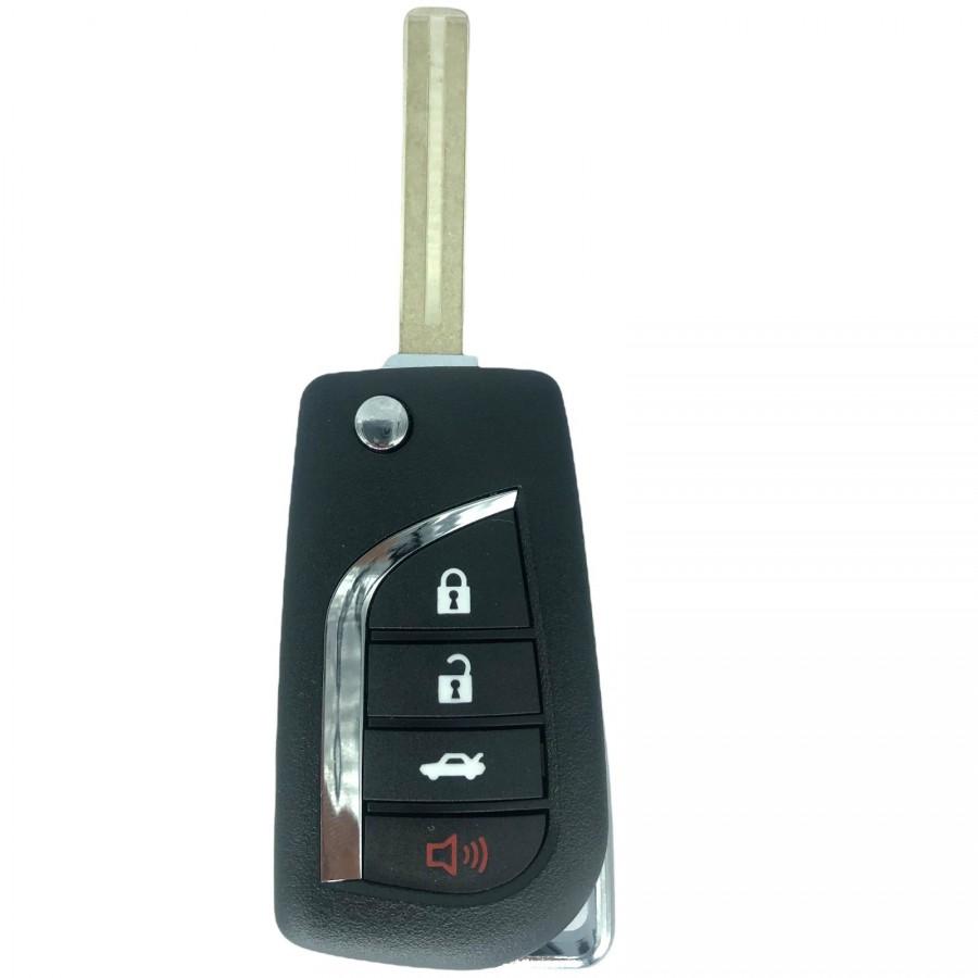 LLAVECONTROL Toyota Camry 2018 2019 / 4 BOTONES / 315mhz/H Chip (8A)/ HYQ12BFB,1551A-12BFB, 89070-33E90, 89070-06790, 89070-33E91 / SIN LOGO