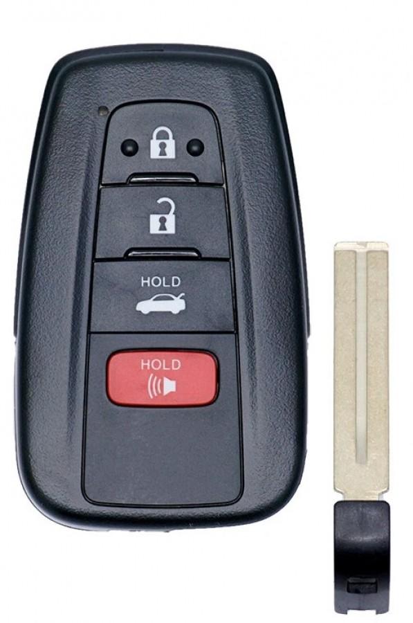 LLAVE CONTROL PRESENCIA 2019-2021 Toyota Corolla / 4 BOTONES / 312/314Mhz /with keyless / 4A / HYQ14FBN, 231451-2000, 8990H-02030, 8990H02030, 8990H-12010, 8990H12010 / SIN LOGO