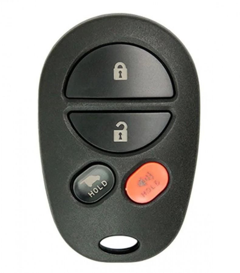 CASCARA LLAVE CONTROL PRESENCIA Toyota Sequoia / 4 BOTONES / TOY43 ,GQ43VT20T / SIN LOGO