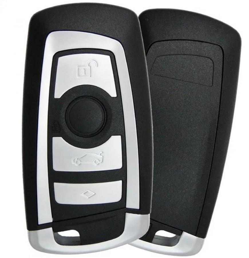 LLAVE CONTROL DE PRESENCIA BMW F series / 4 BOTONES / 868Mhz /ID49-PCF7953P / YGOHUF5661, 4008C-HUF5662 / SIN LOGO